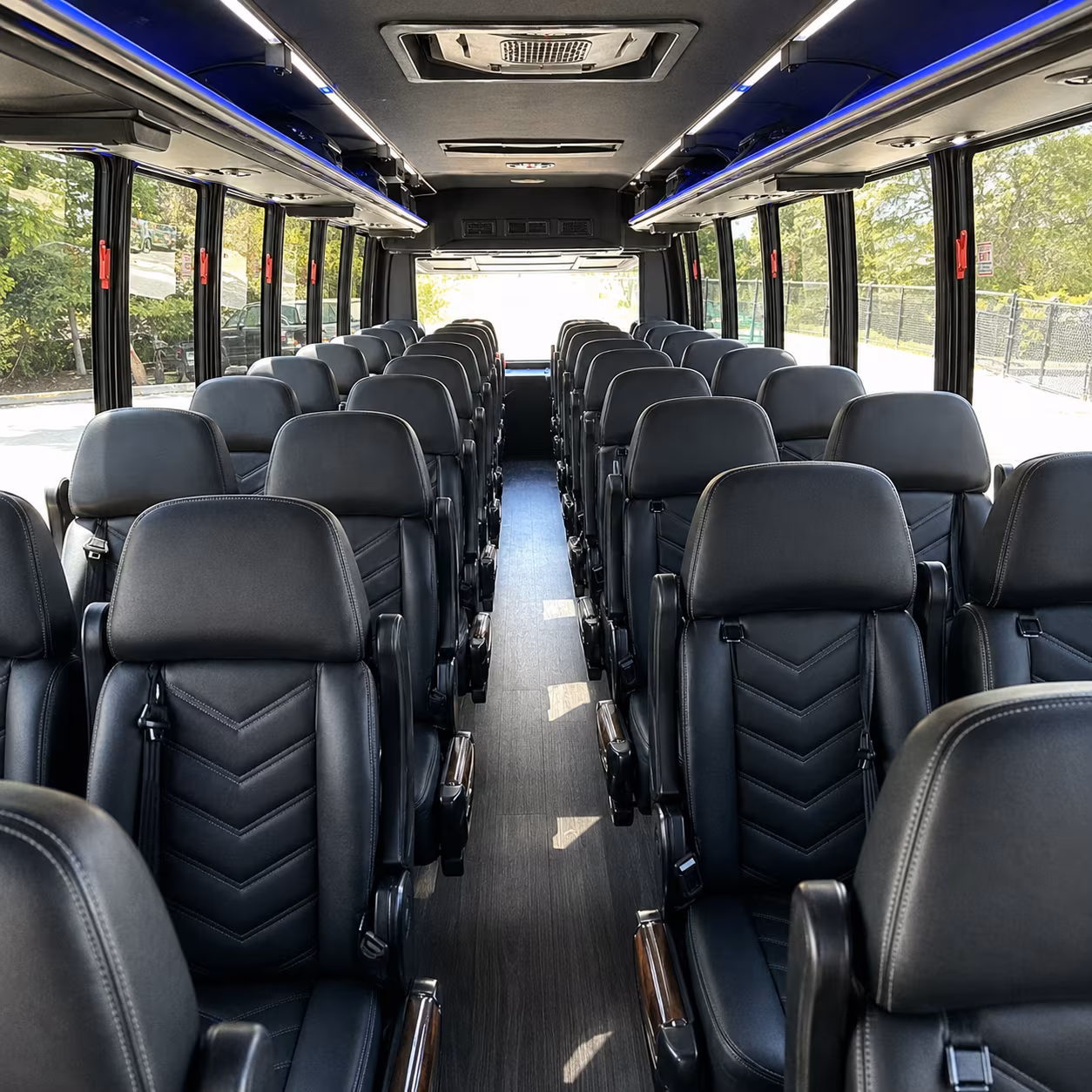 does the day of the week or the date change what a bus rental costs in woodbury