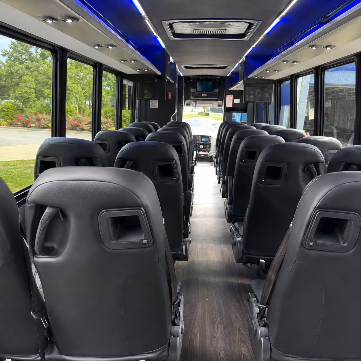wine tour bus rentals for weddings and private celebrations near woodbury