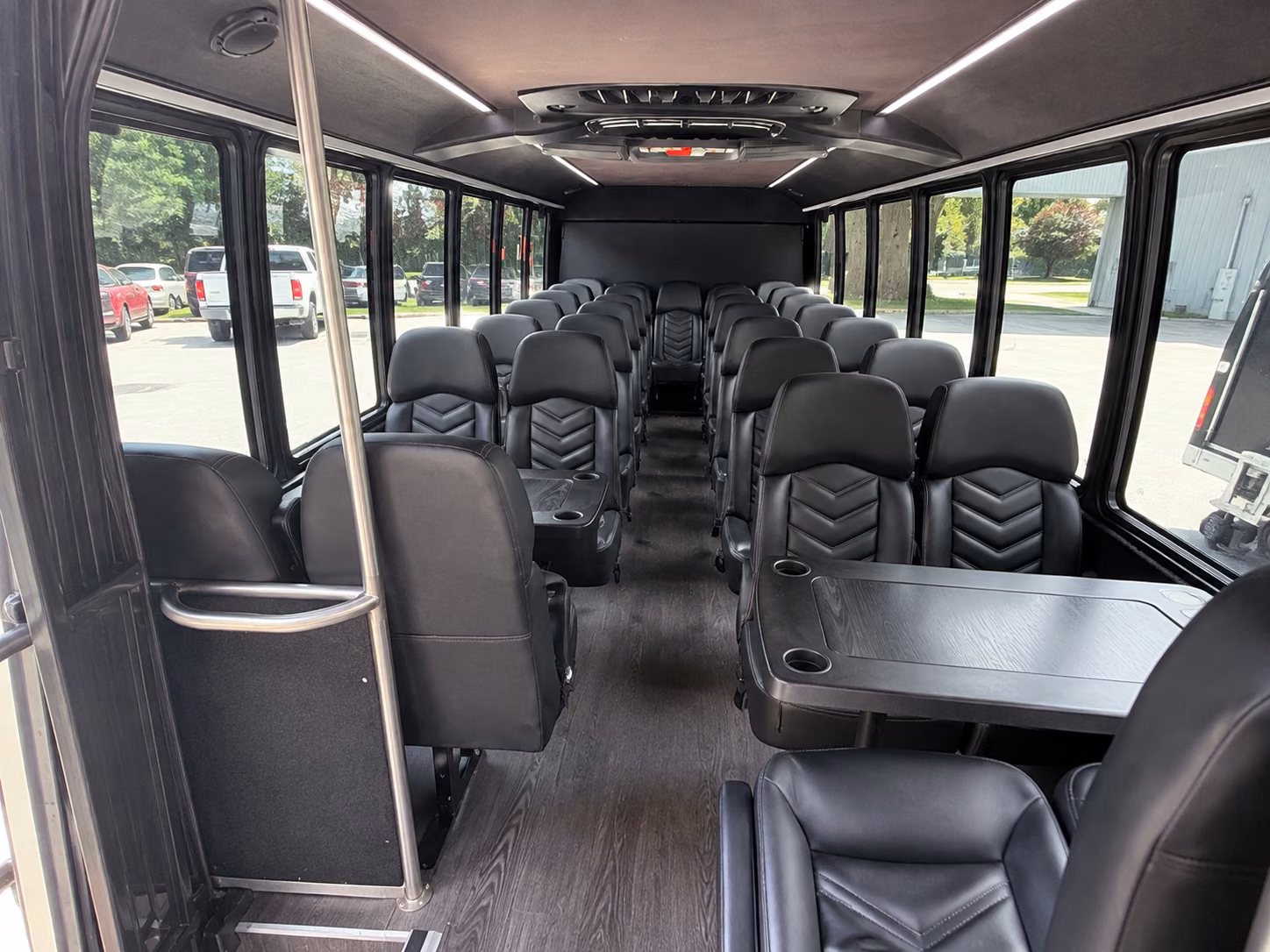 woodbury 15 passenger minibus inside