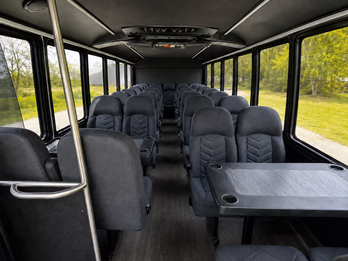 woodbury 15 passenger minibus interior