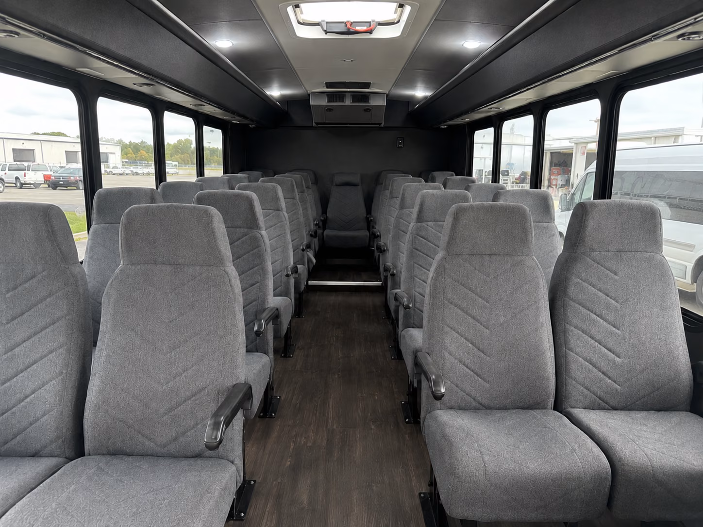 woodbury 18 passenger minibus inside