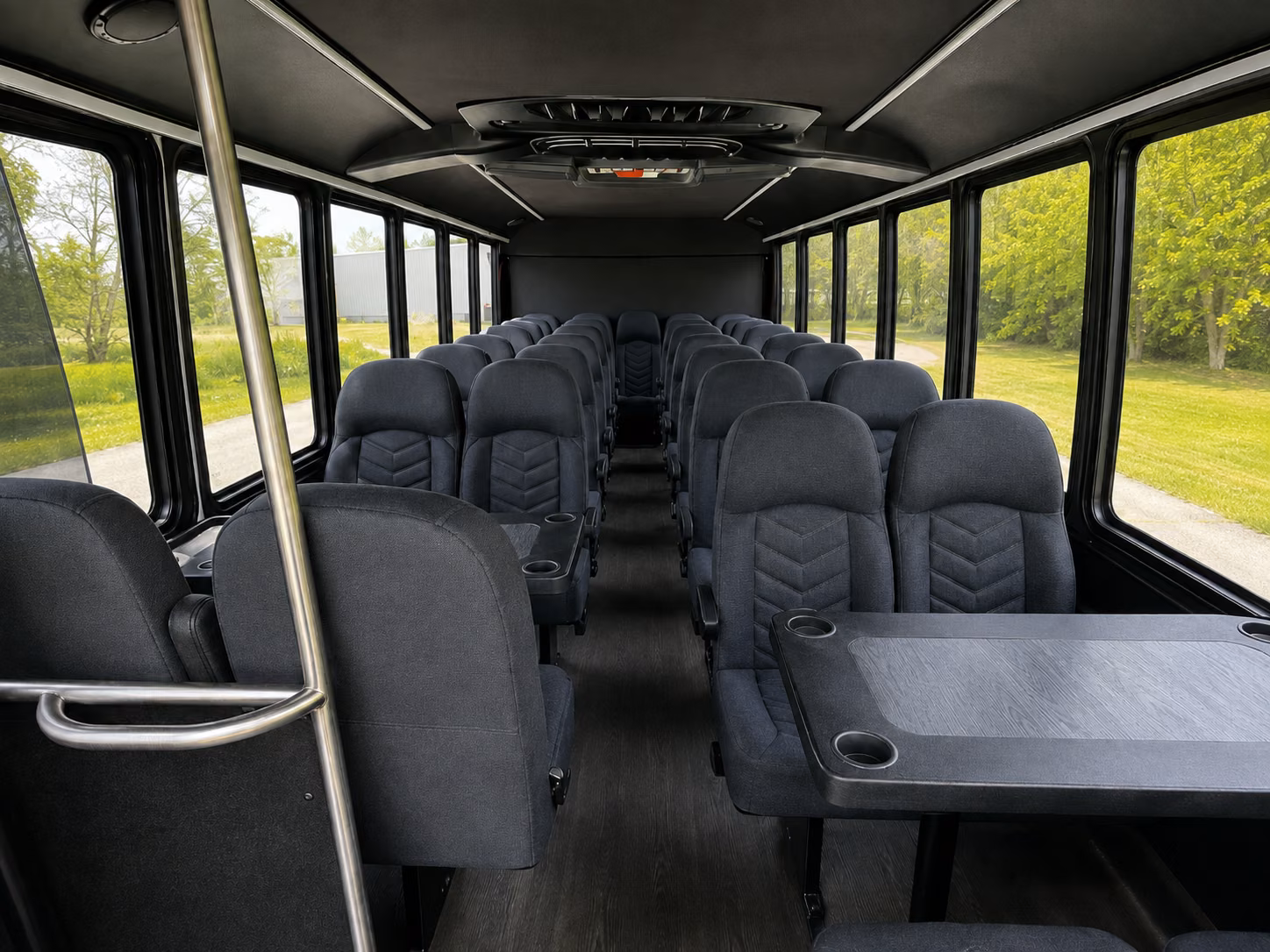 woodbury 20 passenger minibus inside
