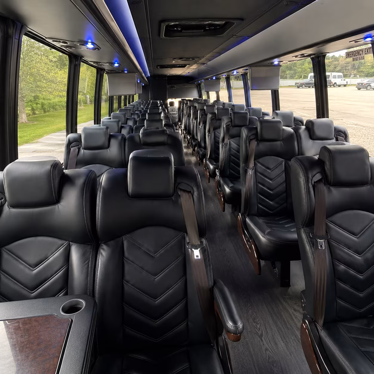 woodbury 25 passenger minibus inside