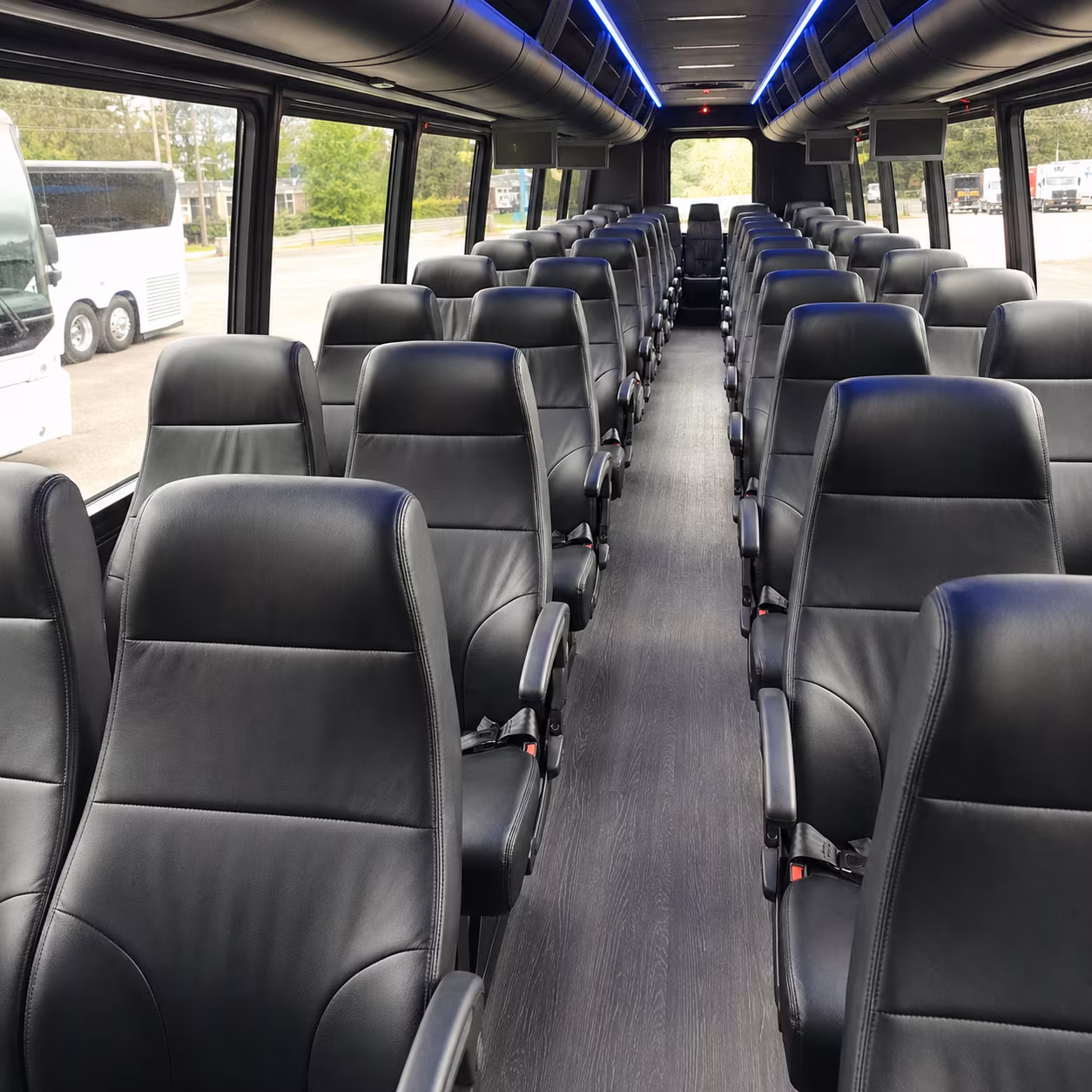 woodbury 28 passenger minibus inside