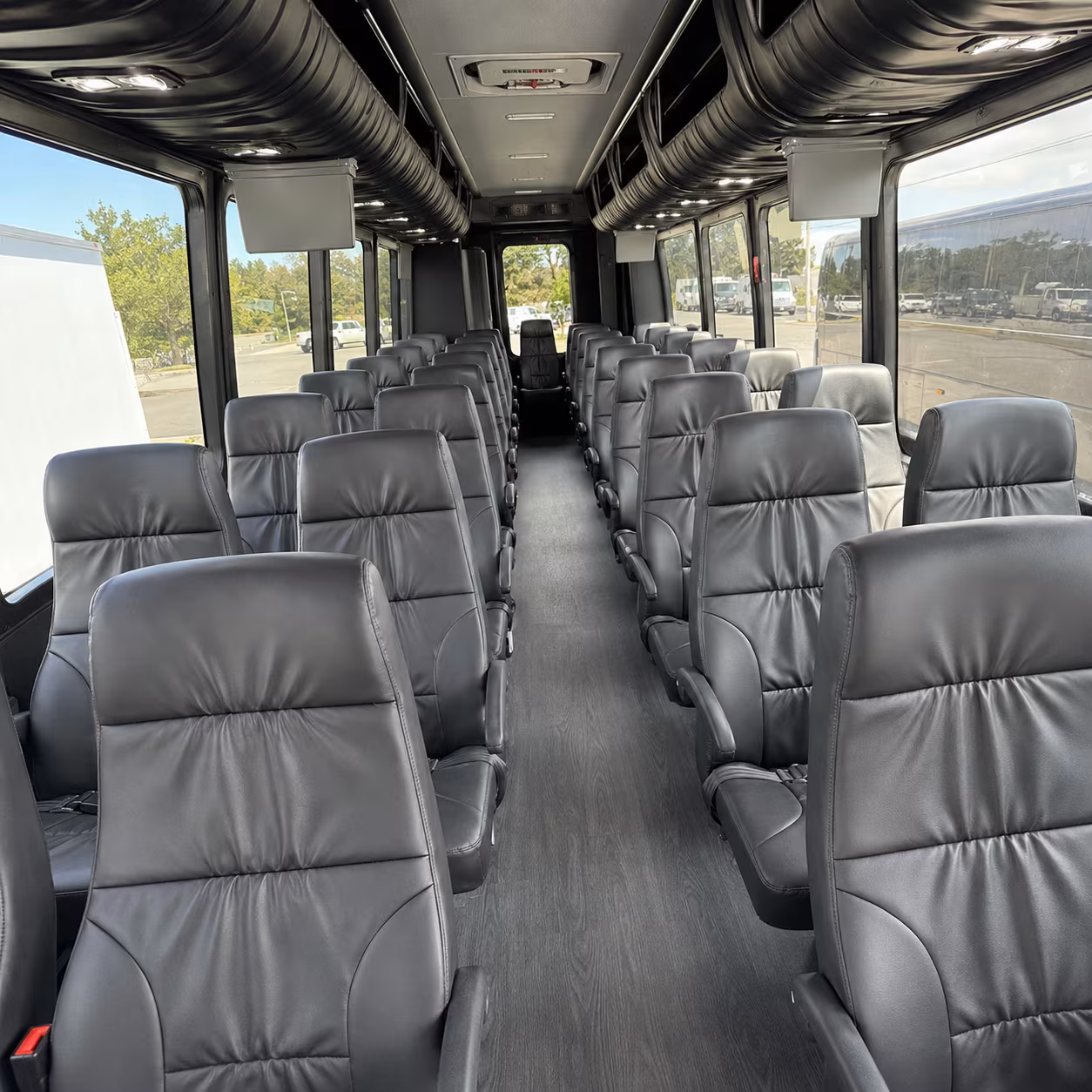 woodbury 30 passenger minibus interior