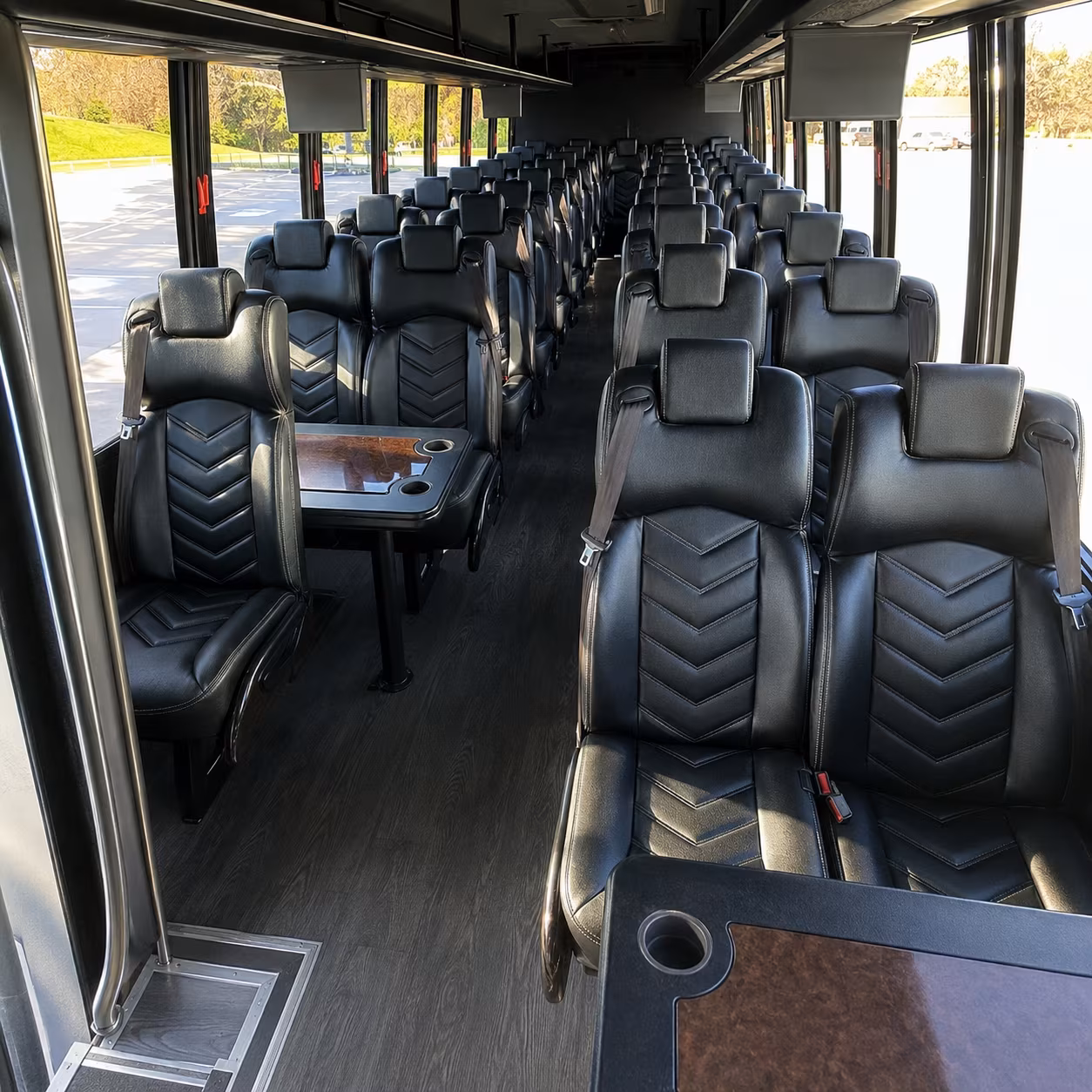 woodbury 35 passenger minibus inside