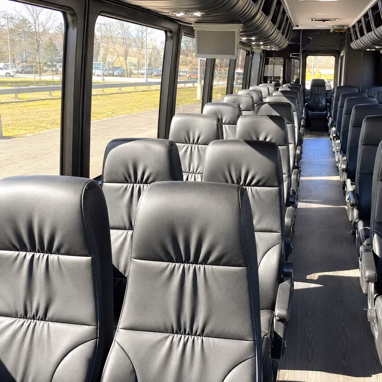 woodbury 35 passenger minibus interior