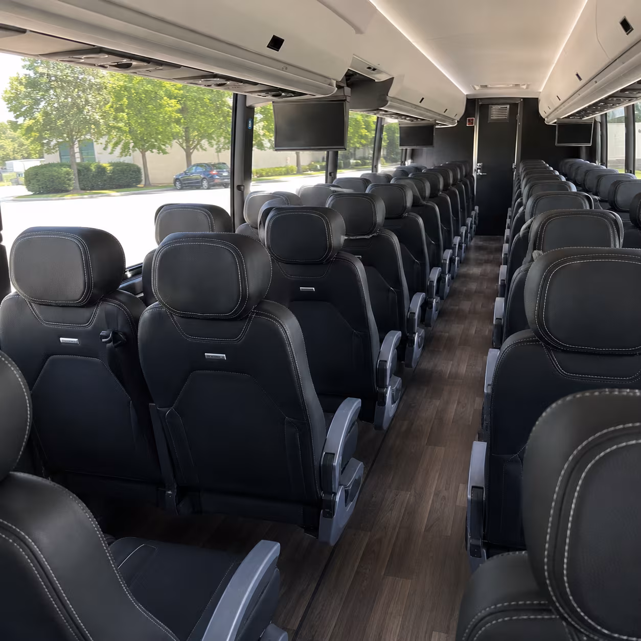 woodbury 56 passenger charter bus interior