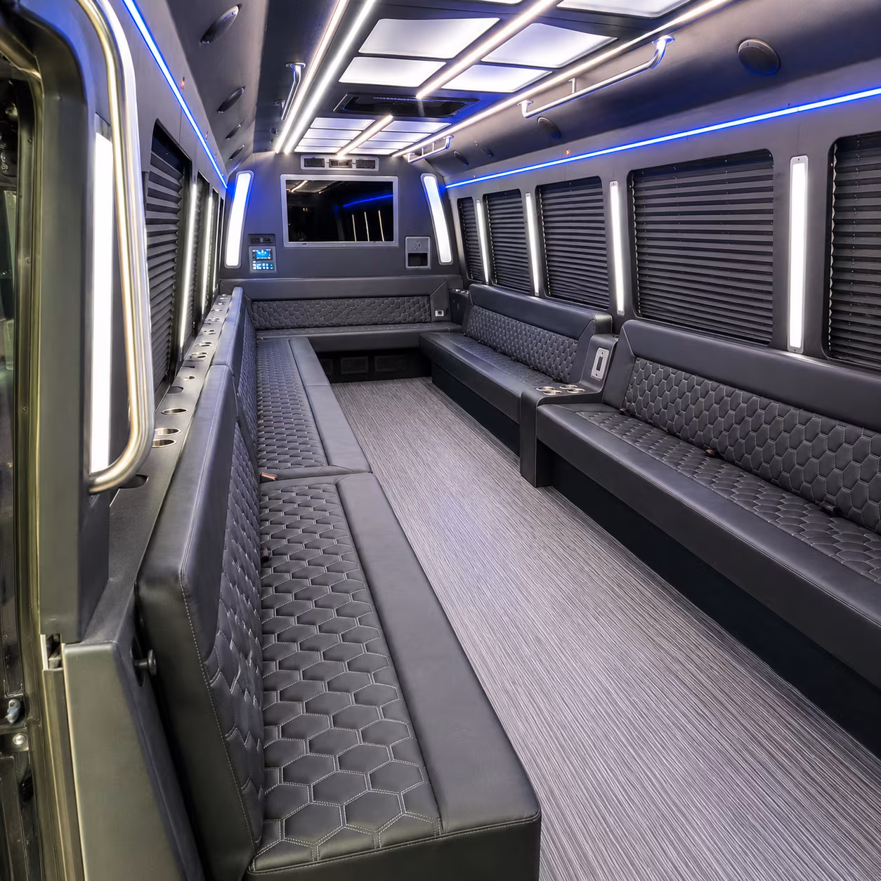 woodbury party bus inside